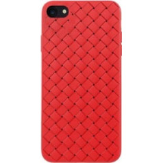 Devia Woven Pattern Design Soft Case iPhone SE2 red