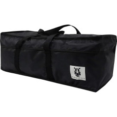 Orqihod Outdoor Cushion Storage Bag, Waterproof, Extra Large Bag for Outdoor Cushions, 420D Heavy Duty Garden Furniture, Storage Bags with Zipper, 50 Inches, Black