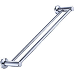 Bookarrow Solid Metal Towel Rail Chrome Plated Silver