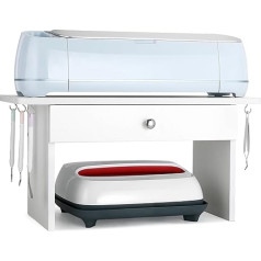 Crafit Storage Organiser Shelf Compatible with Cricut Machines, Organiser Storage Table Stand with Drawer for Accessories and Tool Holder