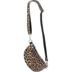 SH Leder Ava G292 Real Leather Waist Bag for Festivals, Travel, Small, Crossbody, for Women, 23 x 12 cm