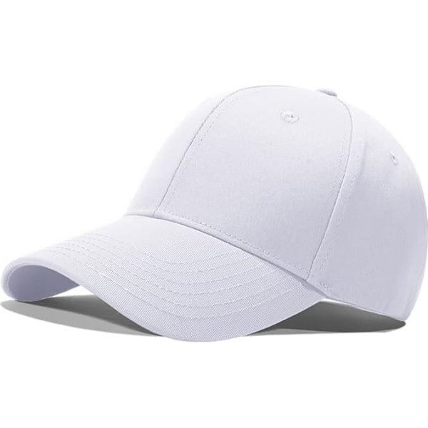 Favuit Baseball Cap Men Women Athletic Baseball Cap Unisex Cap Adjustable Plain Baseball Cap One Size Cotton Sun Hat for Sports Travel Outdoor