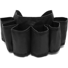 Portable Beer Holder Belt with 6 Pockets, Nylon Beer Bottle Belt for Party, Beer Belt Holder for Fishing, Camping, Hiking