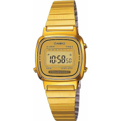 Casio LA670WGA9D Women's Digital Watch, gold-coloured, Bracelet
