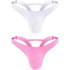 Anzhee Sexy Jockstrap Men's String Briefs Underwear Men's Thong Briefs Jock Strap Sport Breathable Underwear Male Sports Underwear for Men