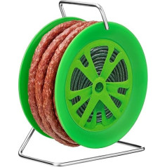 Wurstbaron® Sausage Cable Reel in Garden Hose Design, 3.5 m Krakow Style Sausage, High Quality and Smoky Aroma, Funny Gift, 240 g