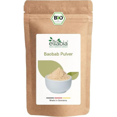 Organic Baobab Powder 200 g | Ground Baobab Tree | Apothecary Tree in Raw Food Quality | 100% Pure and No Additives | Vegan Fruit Powder