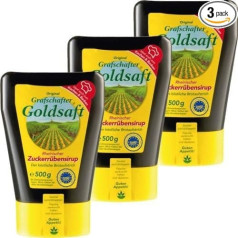 Grafschafter Goldsaft Sugar Beet Syrup Dispenser Bottles (3 x 500 g)