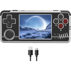 For Miyoo A30 Handheld Game Console, 2.8 Inch IPS Classic System Retro Video Games Consoles Supports 10000+ Classic Games and Wireless Netword Handheld Console (White)