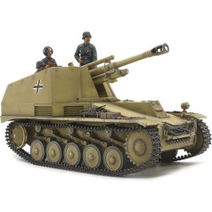Tamiya 35358 35358-1:35 Panzerhaubitz wasp Italy. Front, model building, plastic kit, unpainted.