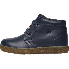 Falcotto CONTE Lace-up Shoe in Brushed Nappa Leather Navy Blue