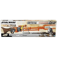 Nerf Star Wars Amban Phase Pulse Blaster, The Mandalorian, Scope, 10 Official Nerf Elite Darts, Breech Load, 50