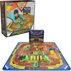 Monster Jam, Ultimate Arena Playmat with 2 Exclusive Die-Cast Monster Trucks, Megalodon and Grave Digger, 20 Accessories, Kids Toys for Boys and Girls Age 3 and up (Amazon Exclusive)