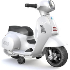 Turbo Challenge - Vespa Gts - Electric Van - 119150 - Scooter - White - Ready to Drive - Max. 25 kg - Plastic - Rechargeable Batteries - From 24 Months