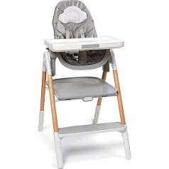 Skip Hop Sit-to-Step High Chair Grey