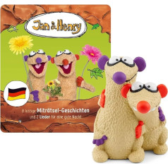 tonies Audio Figures for Toniebox, Jan and Henry - 8 Puzzles and 2 Songs, Radio Play with Songs for Children from 3 Years, Playing Time Approx. 43 Minutes