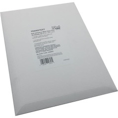 West Design 244110 Transtext Folie selbstklebend 25 Blatt A4 transparent