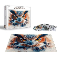 Puzzle Eule Puzzle 6000 Teile Tier Holzpuzzle Erwachsene, Premium Quality Klassische Wooden Lernspiel, DIY Klassische Spaß Jigsaw Erwachsene, Challenging Game Jigsaws für Wohnkultur Geschenk x-1056