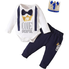 1st Birthday Outfit Boy Mr Onederful Birthday Outfit Baby Boy First Birthday Clothes
