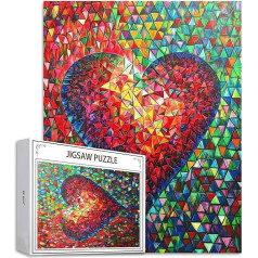 Puzzle Farbe Puzzle 1500 Teile, Holzpuzzle Erwachsene, Mehrfarbig Holzpuzzle, Klassische Puzzles Liebe Wooden Jigsaw für Erwachsene Und Kinder 14 Jahren, Geschenke Home Wand Dekor 87x57cm D-515