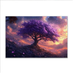 Puzzle 300 Teile Baum Landschaft Puzzle Erwachsene Anspruchsvoll, Klassische Holzpuzzle Erwachsene, Puzzlespiele für Die Ganze Familie, Wooden Jigsaw Puzzel ab 14 Jahre für Junge Mädchen Geschenke J-2