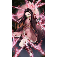 1000-teiliges Puzzle, japanische Animes, Tanjirou-Dämonen, Wandkunst-Poster für Spielzeug für Erwachsene, Dekompressionsspiel, Xq267Zy, 38 x 52 cm