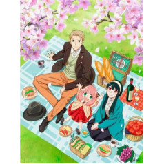 1000-teiliges Puzzle, japanische Anime-Familien, Wandkunst-Poster für Spielzeug für Erwachsene, Dekompressionsspiel, Xq112Zy, 38 x 52 cm