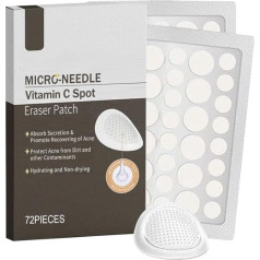 Acne Spot Patch, Invisible Hydrocolloid Acne Patch, Effectively Relieves Face Stains, Facial Care, Suitable for All Skin Types (Pack of 72)