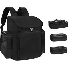 Hairdressing Bags, Hairdresser Travel Bag with Large Capacity, Hairdresser Bag with Adjustable Dividers, Hair Tools Travel Bag, Professional Cosmetology Bags for Accessories, Hairdresser Must Haves,