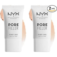 NYX Professional Makeup Pore Filler, Primer and Makeup Base, Pore Refining and Smoothing, Vegan Formula, Lightweight Silicone Blend, 20 ml (Pack of 2)
