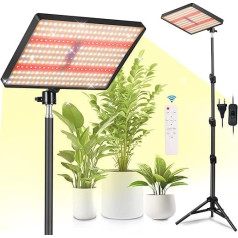 Plant Lamp LED with Stand UV-IR Full Spectrum 286 LEDs Grow Lamp with 4/8/12H Timer Dimmable Plant Light Grow Lights for Plants Plant Light LED