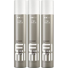 Wella EIMI Dynamic Fix 45 Sec. Hair Spray 3 x 300 ml Styling Fixing Hairspray Modeling Spray Professionals by Wella