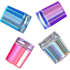 FRCOLOR 4 Sets Nail Stamp Template Brush Foundation Nails Stickers Tools Charms Drill Glue Impress Polish Manicure Set Stamp Nail Oil Scraper