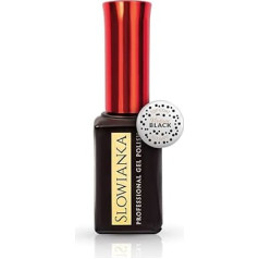 Top Coat No Wipe Vintage Black 10g Gel Nail Polish High Gloss Finish Quick Drying No Wipe Long Lasting Ideal for Nail Design and DIY Manicure