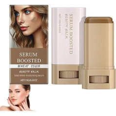 Feuchtigkeitsspendender Concealer-Foundation-Stick, Beauty Balm Serum, verstärkte Hauttönung, vollständige Abdeckung, natürliches Finish, kaschiert dunkle Flecken (Weizenfarbe)