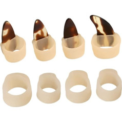 Fingerpicks Größe Großes Nagelset Silikon-nagel-nagelschutz Einfach Anzubringen Und Zu Reinigen