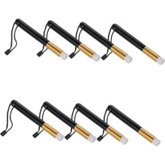 Blackhead Brush, Peel Off Nose Pore Deep Cleaning Brush, Nose Wash Brushes, Facial Cleansing Brushes, Black Rod Eyelash, Pack of 8