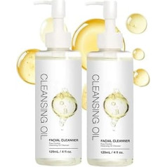 Gentle Cleansing Oil, Makeup Remover Cleaning Oil, Light Cleaning Oil, Eye and Lip Makeup Removal, Pore Control Cleansing Oil Cleanser, Refreshing & Deep Cleansing (1, 2 Pieces)