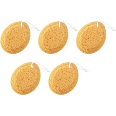 Pack of 5 Body Wash Sponge Shower Loofah Sponge Face Sponge Bath Sponge with Natural Feel Natural Bath Sponge Bath Loofah Body Sponges for Showering Seaweed Child El Skin