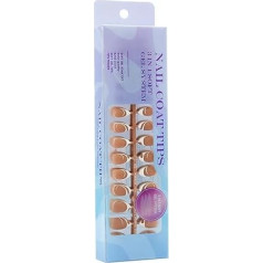 Soft Gels Nails Tips Press On Nails 3-in-1 X Coat Tips 14 Sizes Pre-Dyed Fake Nails Extensions French Nails Tips Gifts