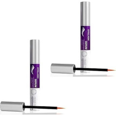Eyelash Serum, Eyelash Growth Serum, Natural for Faster Eyelash Growth, Fuller and Longer Eyelash Care, Faster Eyelash Growth, Eyelash Extension, Promotes Healthy Strong Eyelashes (2 Pieces)