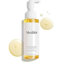 Medik8 Lipid-Balance Reinigungsöl - Makeup lösendes, transformierendes Reinigungsöl - Entfernt Unreinheiten, Sonnenschutz & wasserfestes Makeup - Nährt & balanciert die Haut aus - 140ml