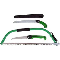 BURI Garden Saw Set of 3 Pruning Saw Pruning Saw Hacksaw Folding Saw Wood Saw Hand Saw