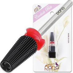PANA 5 in 1 Carbide Bit - Two Way Rotation for Left and Right Handed Users - Quick Acrylic or Hard Gel Removal - 3/32