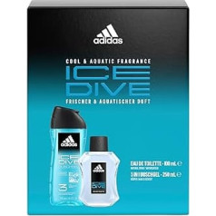 adidas Ice Dive Eau de Toilette Gift Pack 100 ml + Shower Gel 250 ml