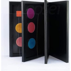 Magnetic Makeup Palette Eyeshadow 3 Layers Magnetic Palette Book Shape Large Empty Makeup Storage