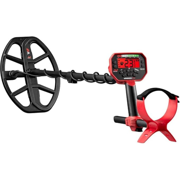 Minelab Vanquish 540 Pro-Pack Multifrequency Metal Detector for Adults with Waterproof V12 12 x 9 Inch and V8 8 x 5 Inch Double D Coils