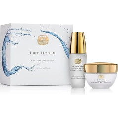 Kedma Eye Lifting Set with Serum and Cream - Anti-Wrinkle and Anti-Tear Bags - For a Young and Radiant Look - 30 ml + 50 g
