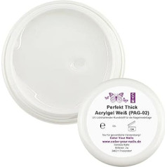 Perfect Thick Acrylic Gel White (PAG-02) Extra Thick (30 ml)