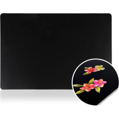 10 Sheets Plastic Nail Art Palette Nail Painting Board Nail Drawing Board Nail Painting Mixed Colour Palettes Colour Mixing Palette for Nail Art Beauty Salon Colour Cream Mixing, Black